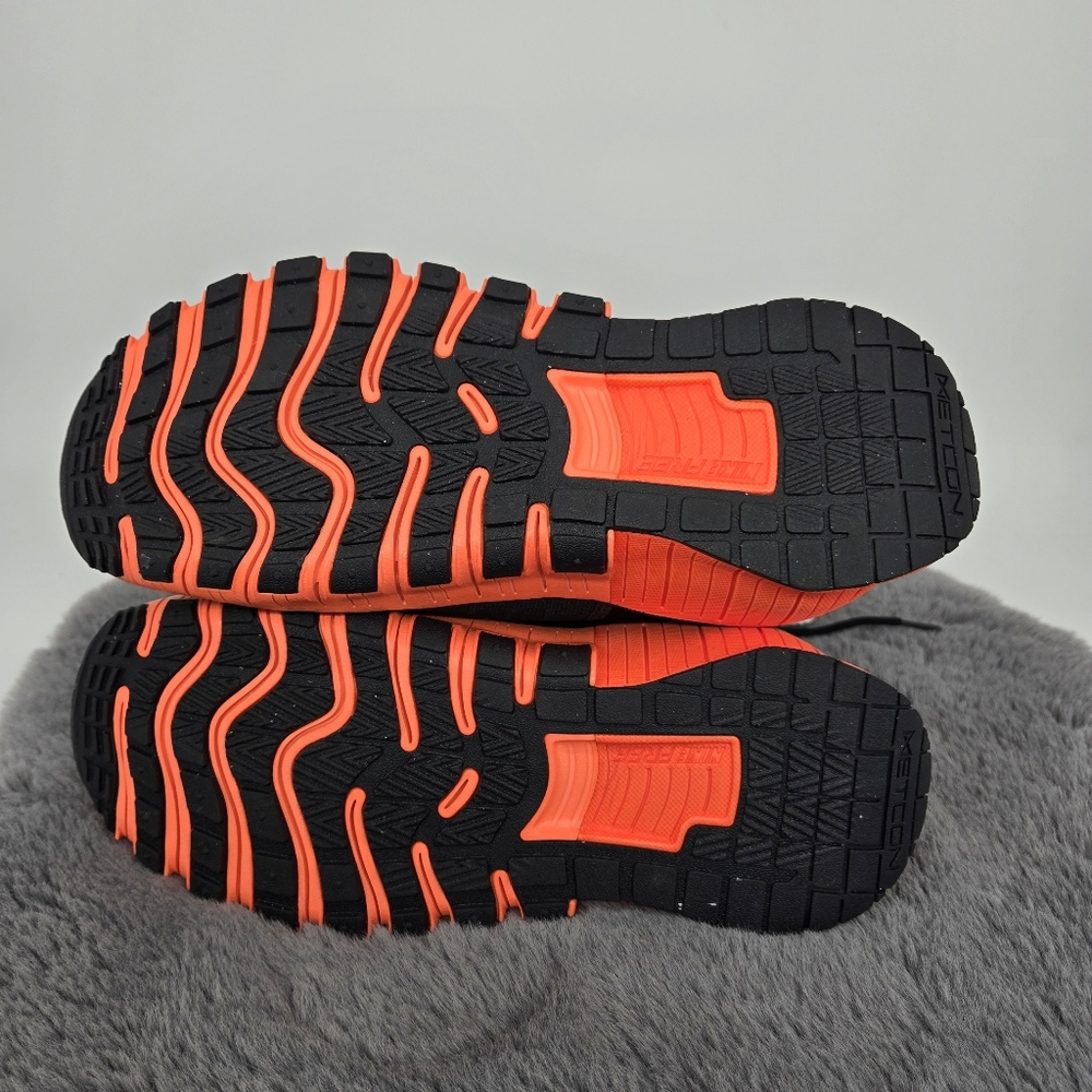New Nike Free Metcon 6 'Black Hyper Orange' Workout Shoes Women's Size 10 - Picture 7 of 8